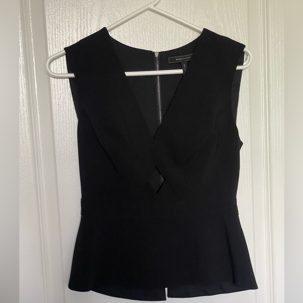 BCBG Maxazria Women’s Sleeveless Blouse Size XS